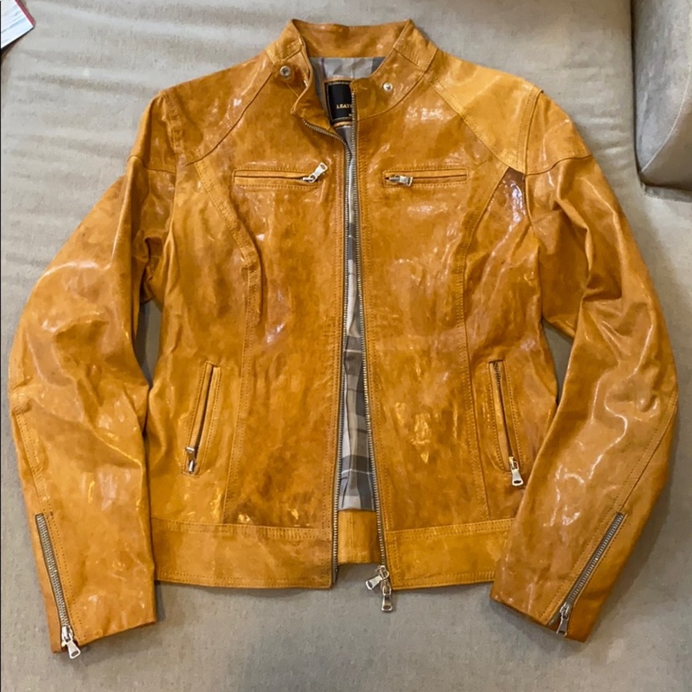 Genuine Florentine Leather Moto Jacket